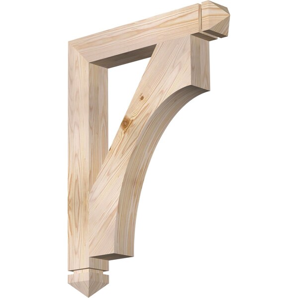 Ekena Millwork Westlake Arts & Crafts Smooth Bracket, Douglas Fir, 3 1/2"W x 24"D x 32"H BKT04X24X32WTL03SDF - main
